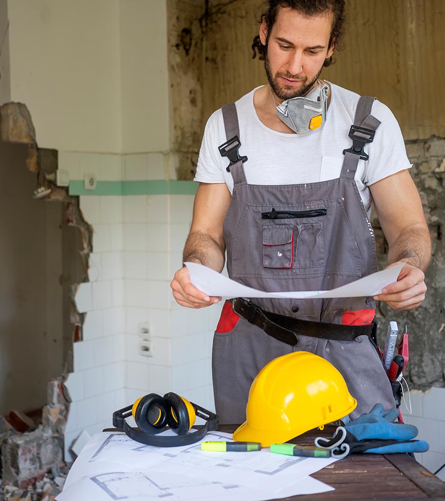 étude technique de percement de mur porteur